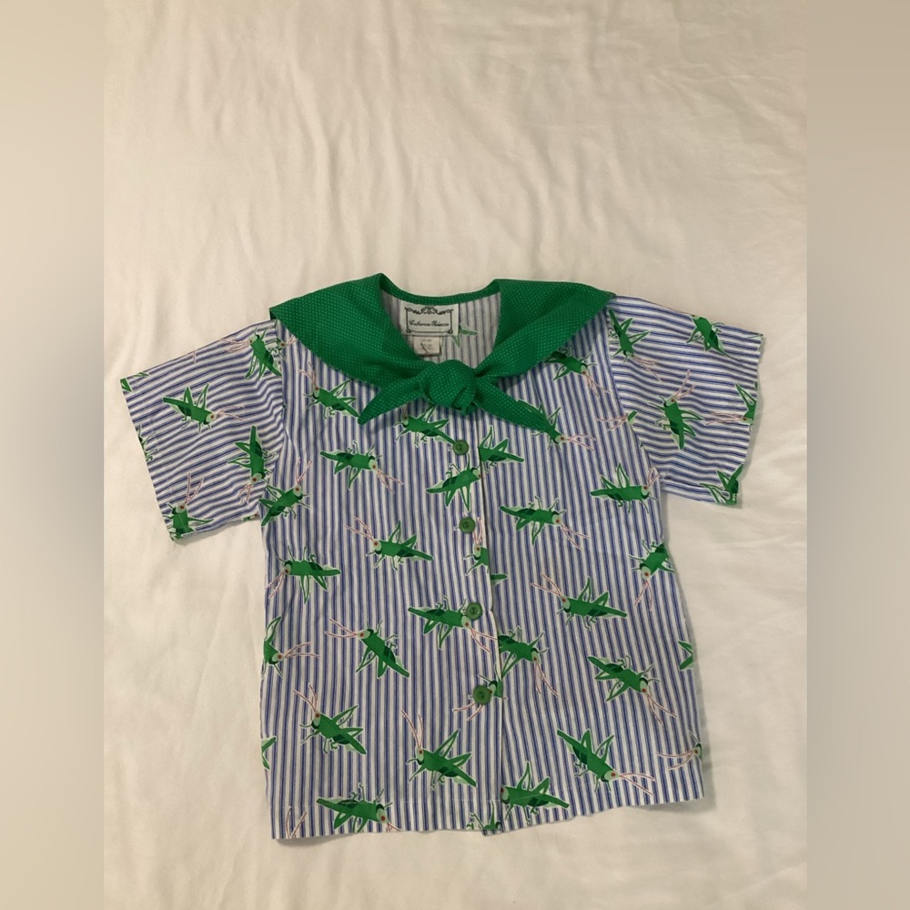 Catherine Rebecca vtg grasshopper short set - Picture 2 of 8